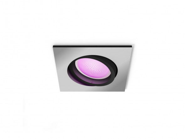 Philips Hue White Color Ambiance Centura 1x5,7W Oprawa podtynkowa srebrny