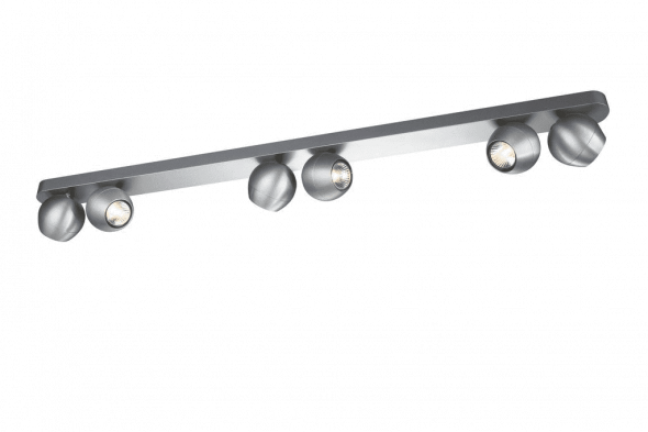 Philips Planet 6x50W Spot reflektorki srebrny