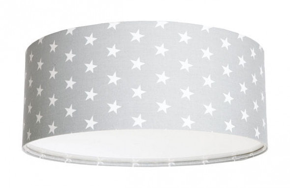 Plafon welurowy Leoś szary tkanina pcv BPS Koncept 090-080-60cm