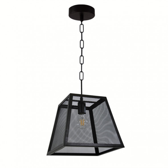 Polux 310354 Madera 1x20W Lampa wisząca czarna