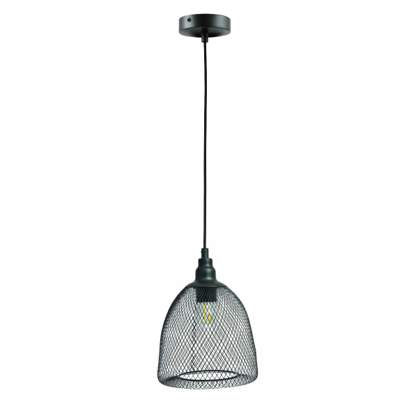 Polux 312525 Vigo S 1x20W Lampa wisząca czarna