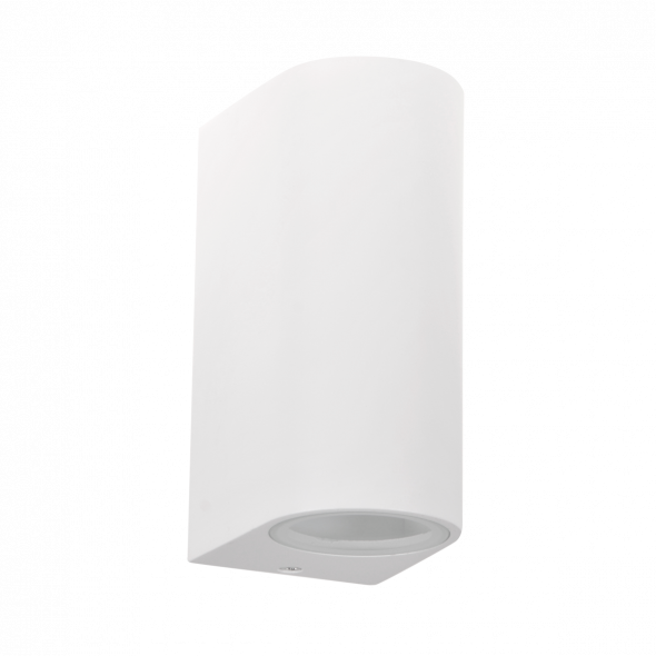 Polux 313348 Boston 2x10W Kinkiet zewnętrzny biały