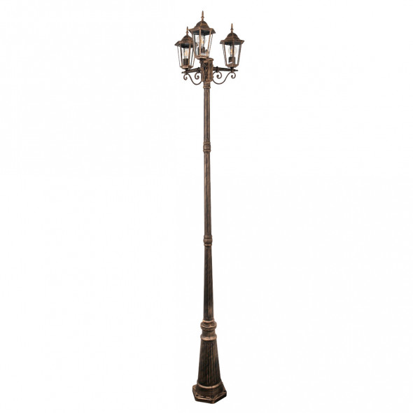 Polux 313430 Liguria 3x20W Latarnia ogrodowa patyna