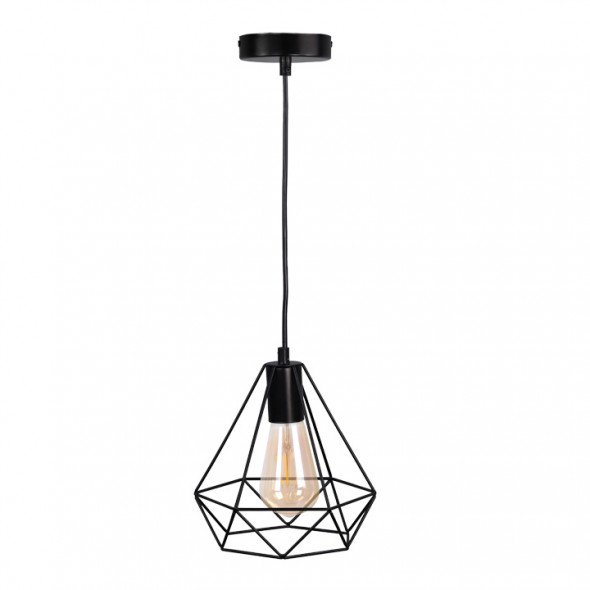 Polux 314611 Vigo 1x20W Lampa wisząca czarna
