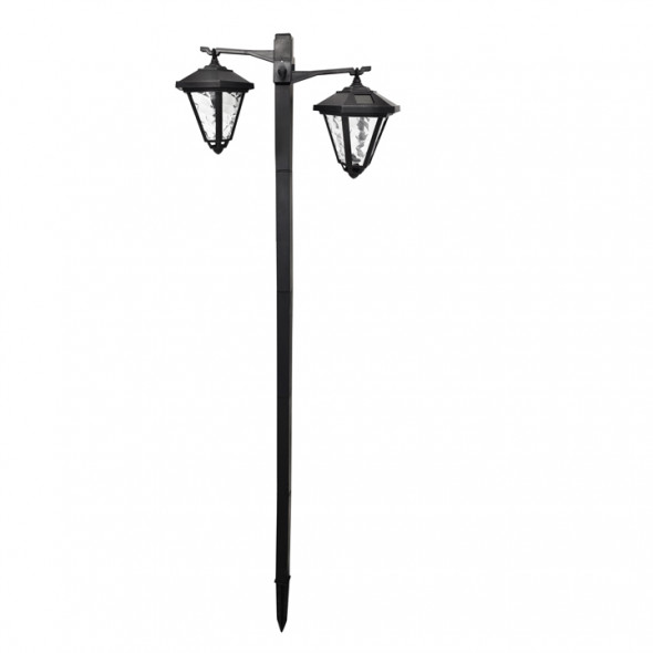 Polux 315335 Evera LED Latarnia solarna czarna