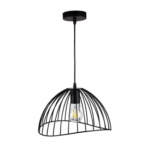 Polux 316332 Aida 1x20W Lampa wisząca czarna