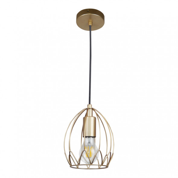 Polux 316356 Tarent 1x20W Lampa wisząca złota
