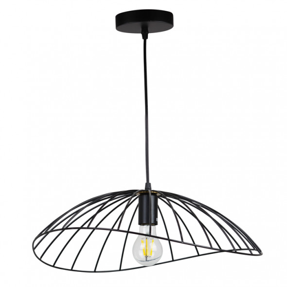 Polux 316363 Alba 1x20W Lampa wisząca czarna