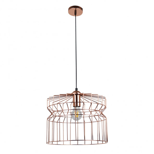 Polux 316387 Lagos 1x20W Lampa wisząca złota