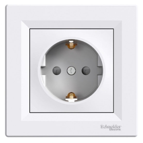 Schneider Electric EPH2900221 Asfora gniazdo pojedyncze schuko białe