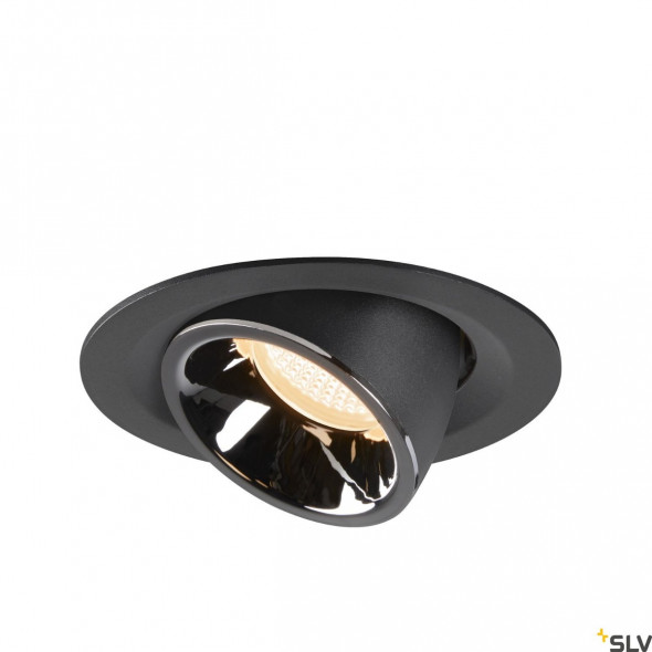 SLV 1005998 Numinos Gimble L 25,4W Oprawa podtynkowa 3000K 2200lm 40 czarny/chrom