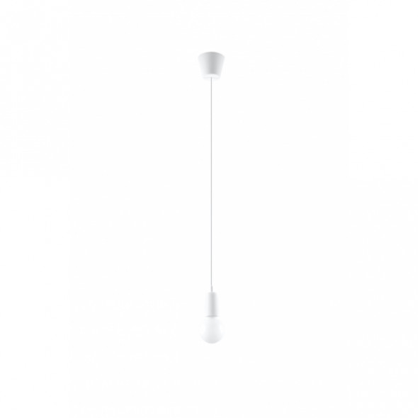 Sollux SL.0569 Diego 1x60W Lampa wisząca biała