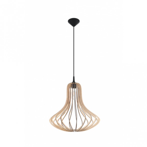 Sollux SL.0641 Elza 1x60W Lampa wisząca naturalne drewno