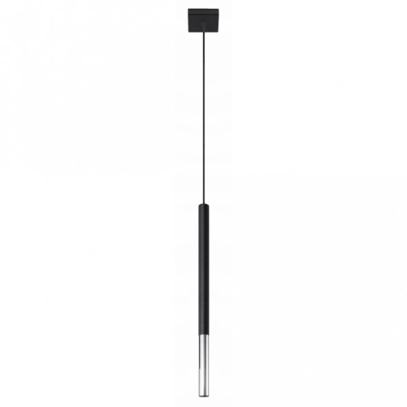 Sollux SL.0885 Mozaica 1x40W Lampa wisząca czarny/chrom