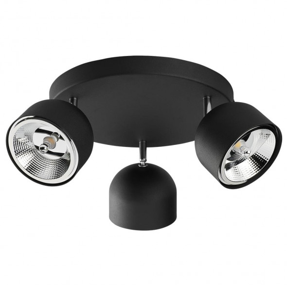 TK Lighting 3423 Altea 3x50W Plafon sufitowy czarny