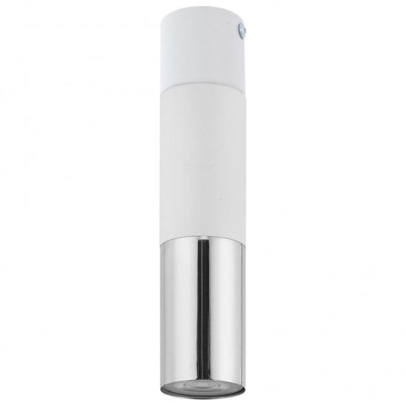 TK Lighting 4359 Elit White 1x10W Plafon sufitowy biały/srebrny