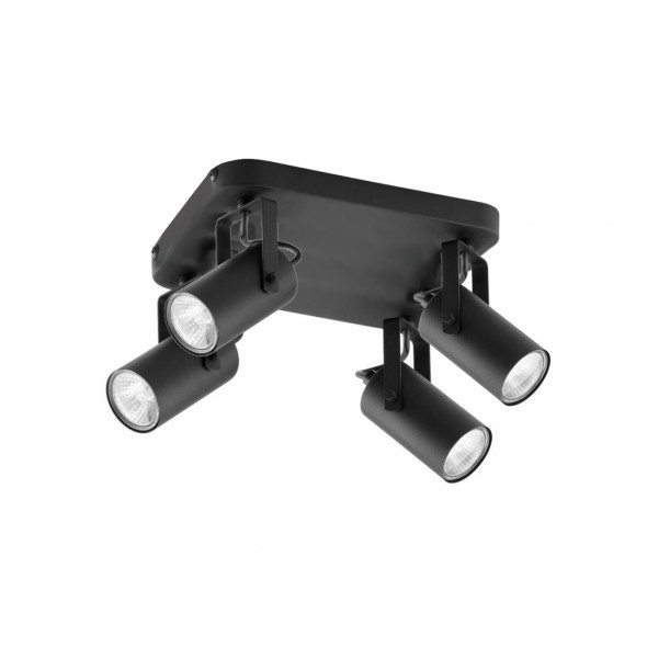 TK Lighting 6501 Redo 4x10W Plafon sufitowy czarny