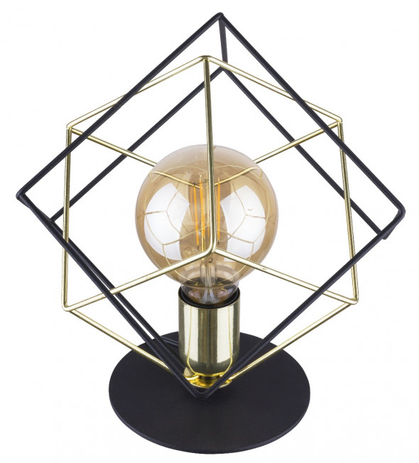 TK Lighting Alambre 5450 1x60W Lampka stołowa biurkowa czarna złota