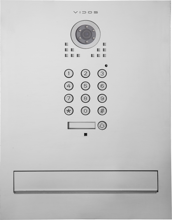 Vidos Skrzynka na listy z wideodomofonem S561D-SKM