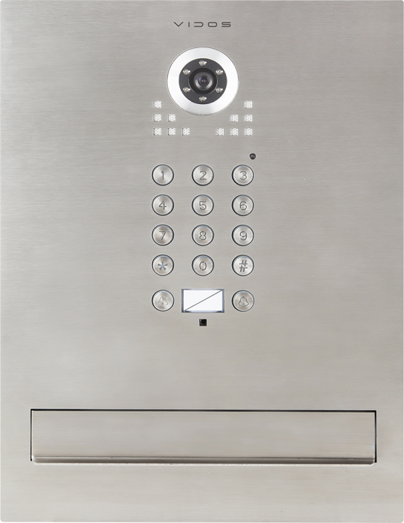 Vidos Skrzynka na listy z wideodomofonem S562D-SKM