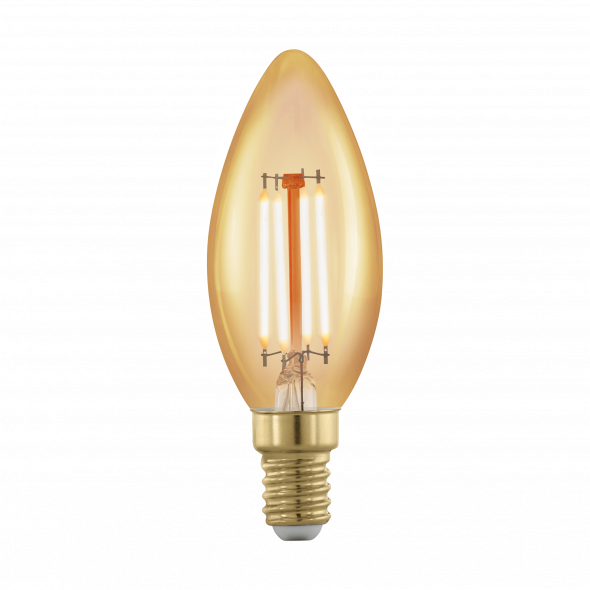 Żarówka LED 4W E14 Eglo Vintage Edison Golden Age C37 dekoracyjna 11698