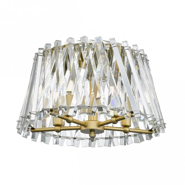 Zuma Line C0465-05K-V7V7 Mirabell 5x40W Plafon sufitowy glamour złoty kryształ