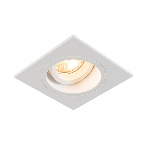 Zuma Line Chuck DL Square White 92703 Lampa oprawa wpuszczana Spot 1x50W biały