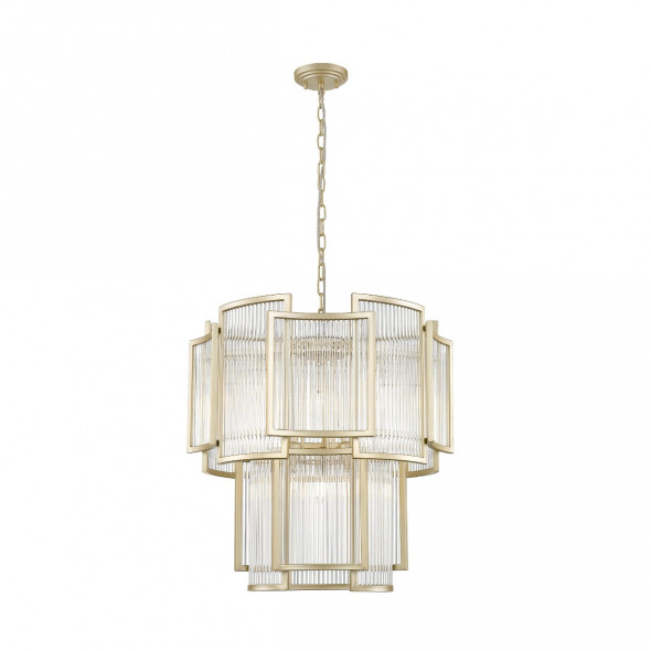 Zuma Line P0528-08A-V6AC Sergio 8x40W Lampa wisząca złoto/szkło