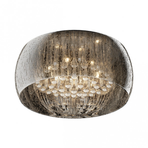 Zuma Line Rain C0076-06X-F4K9 Lampa sufitowa Plafon z kryształami 6x42W chrom kryształ