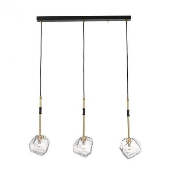 Zuma Line Rock P0488-03K-SEAC lampa wisząca 3x28W G9 czarny