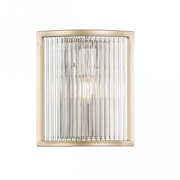 Zuma Line W0528-01A-V6AC Sergio 1x40W Kinkiet ścienny złoty/ szkło