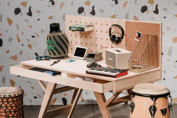 Biurko ze sklejki SO CLEAN