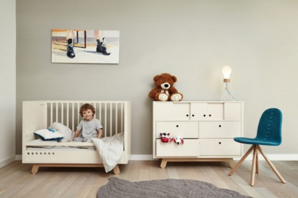 Łóżko z zestawem przekształceniowym PEEKABOO