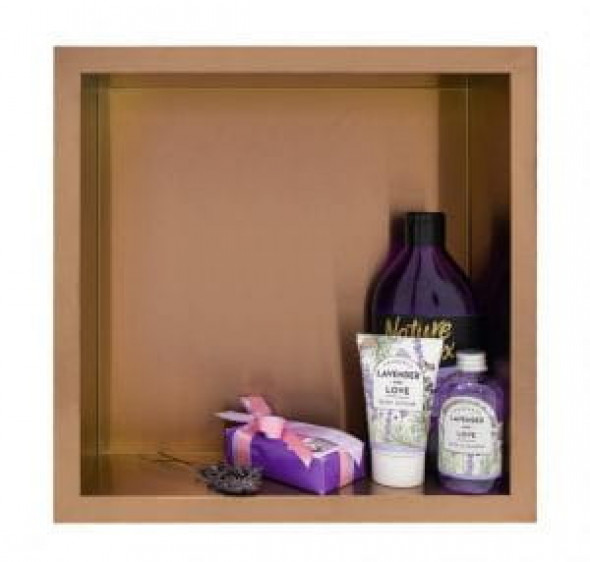 Balneo Wall-Box One Copper/Miedź półka wnękowa 30x30x7 cm miedź OB-CO1