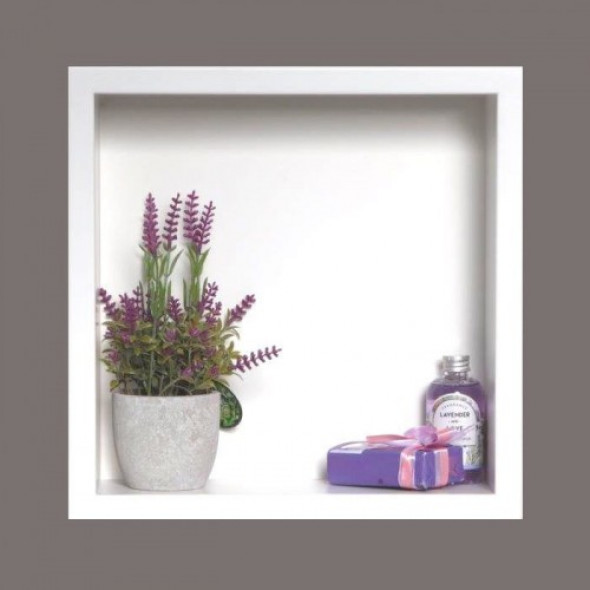 Balneo Wall-Box One White półka wnękowa 30x30x7 cm biała OB-WH1