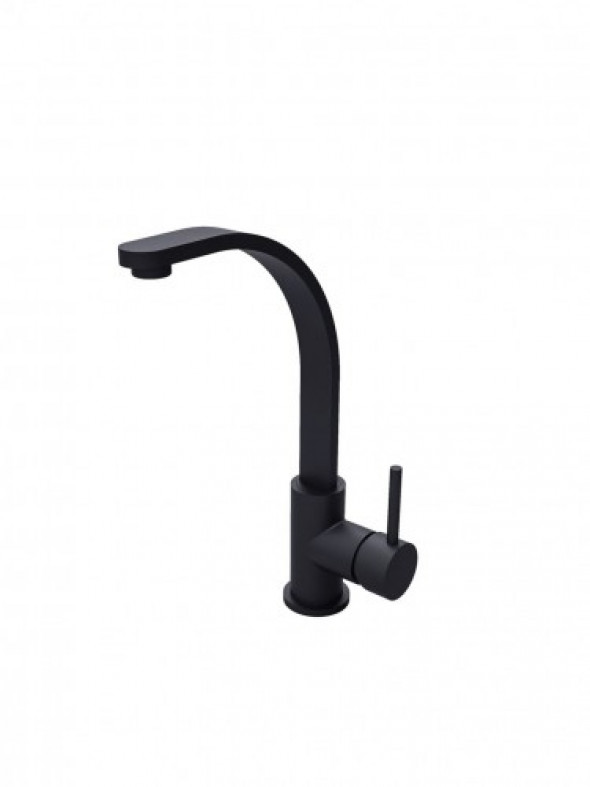 Besco bateria umywalkowa Decco I czarny matt BU-DI-CZ