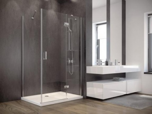 Besco KABINA PRYSZNICOWA PROSTOKĄTNA 100x80 Viva 195 Lewa