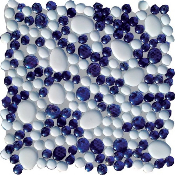 Ceramstic mozaika szklana Drops Blue MS.07 30×30 G.1