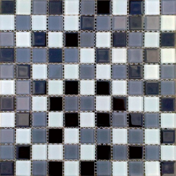 Ceramstic mozaika szklana Flat Grey MS.04 30×30 G.1