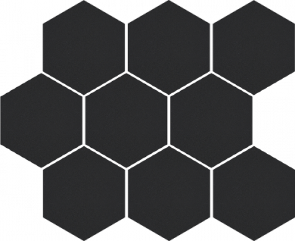 Cerrad Cambia black lappato heksagon 27 x 33 G.1