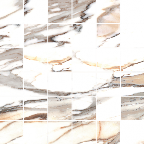 Cerrad mozaika Calacatta gold polished 30 x 30 G.1