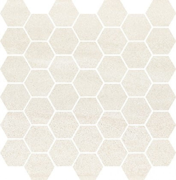 Cersanit BANTU CREAM HEKSAGON SMALL MOSAIC GLOSSY 29x29,7 G.1 WD598-003