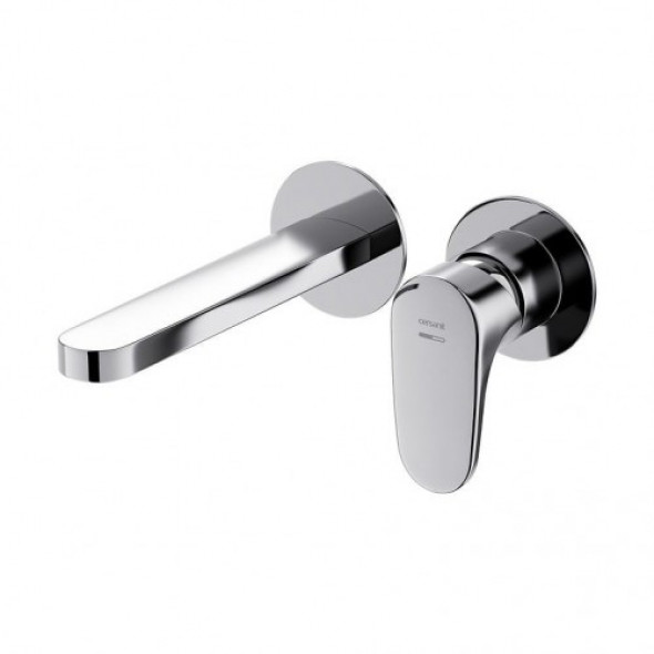 Cersanit BATERIA UMYWALKOWA PODTYNKOWA INVERTO CHROM Z BOKSEM, UCHWYTY 2 DESIGN IN 1: CHROM I CZARNY S951-302