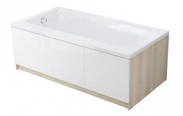 Cersanit prostokątna wanna SMART 160 PRAWOSTRONNA S301-118
