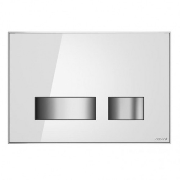 Cersanit PRZYCISK MOVI SZKŁO BIAŁE S97-012