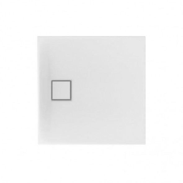 Cersanit SET B187: BRODZIK KWADRATOWY TAKO SLIM 90 x 4 + SYFON S601-122