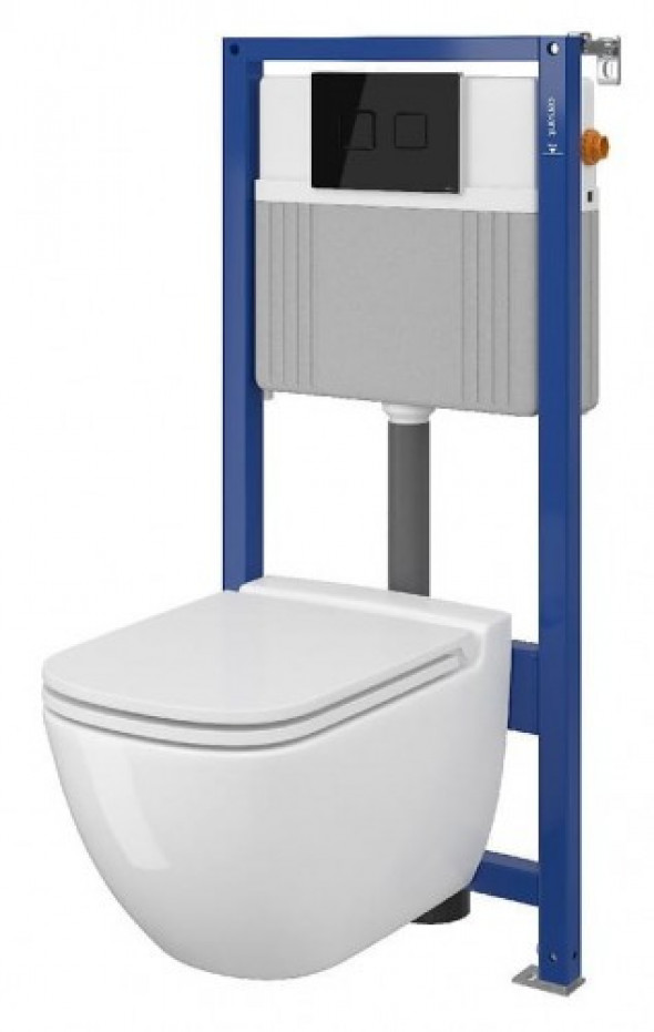 Cersanit SET B28 AQUA miska zawieszana CASPIA CleanOn S701-320