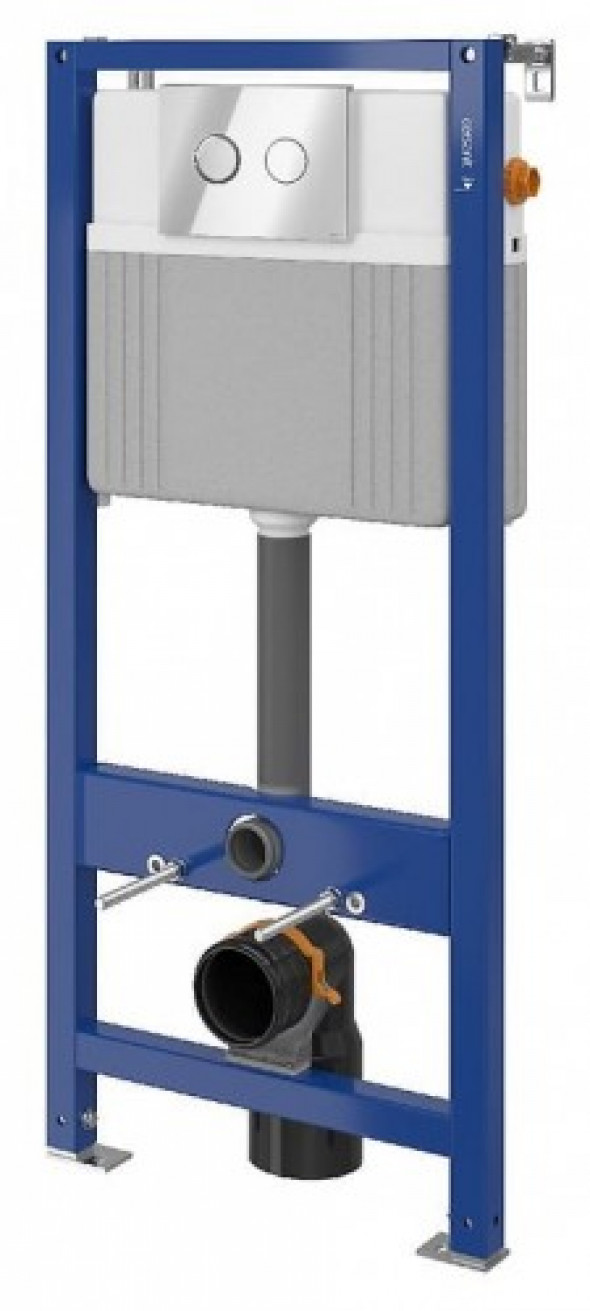 Cersanit SET B80 AQUA przycisk ACCENTO CIRCLE chrom S701-331