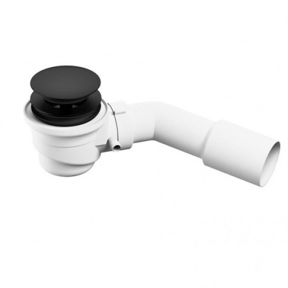 Cersanit SYFON WANNOWY KLIK-KLAK CZARNY S904-008