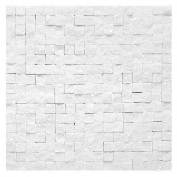 Dunin mozaika kamienna Crystal WHITE Rock 18 305x305mm